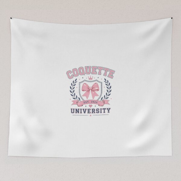 Item preview, Coquette University Vintage Bow Aesthetic Design designed and sold by AveniaOficial.