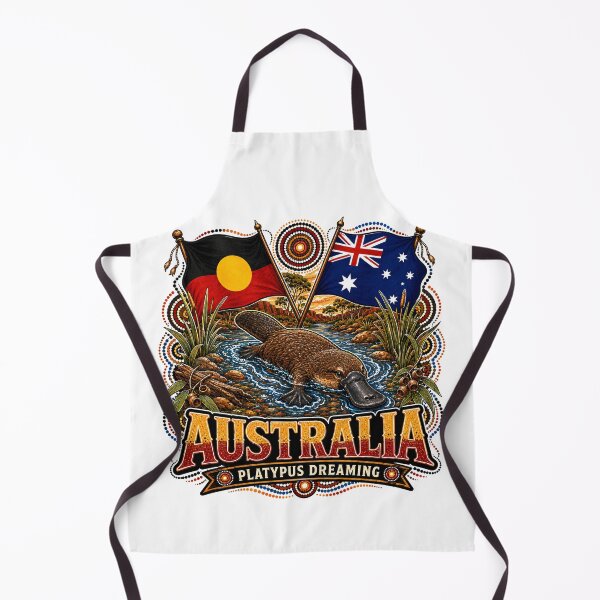 Item preview, Australia Heartland – Aboriginal-Inspired Map Design designed and sold by Holiday-Hunter.