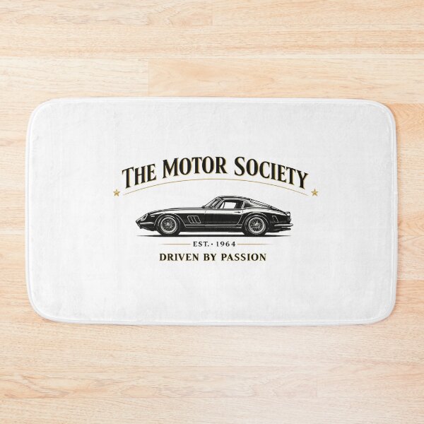 Item preview, The Motor Society – Luxury Vintage Car Club Design | 1960s Grand Touring Automotive Art designed and sold by Ivory Code.
