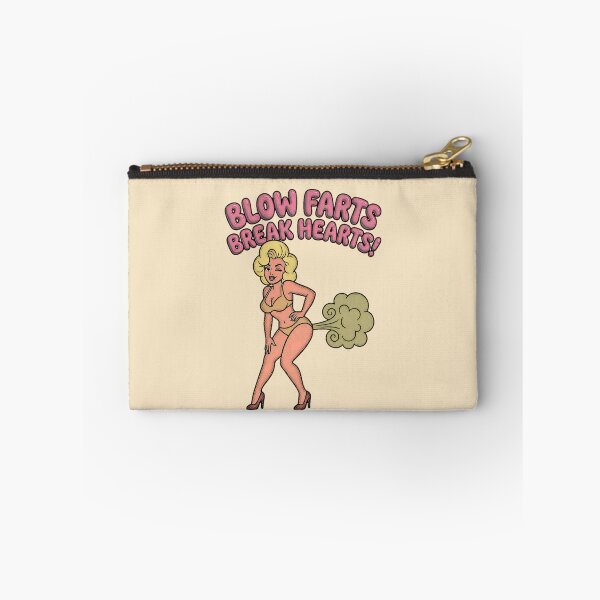 Item preview, Blow Farts Break Hearts Vintage Pin-Up Graphic — Funny Adult Humor Attitude  designed and sold by SkTee2k.