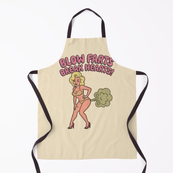 Item preview, Blow Farts Break Hearts Vintage Pin-Up Graphic — Funny Adult Humor Attitude designed and sold by SkTee2k.