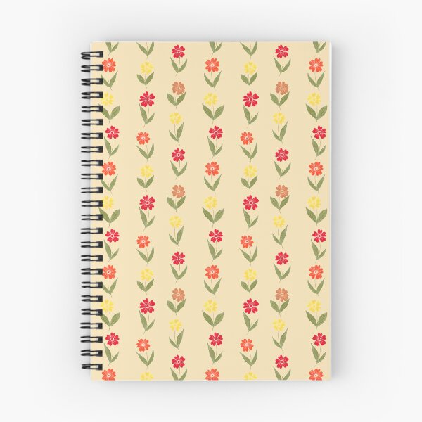 Item preview, Marigold Garland – Hand-Painted Floral Stripe Pattern in Honey Cream designed and sold by Piret Victoria Ribas.