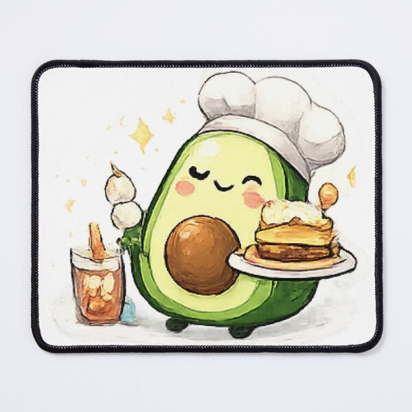 Item preview, Cute Avocado Chef Cooking designed and sold by Northline Creative.