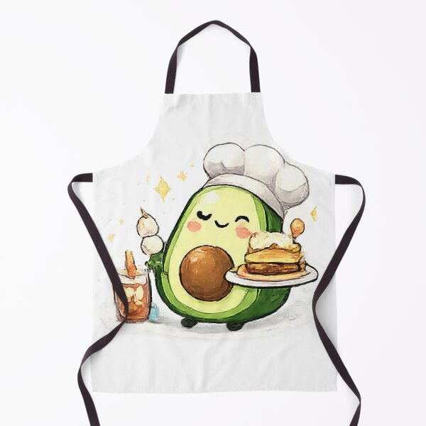 Item preview, Cute Avocado Chef Cooking designed and sold by Northline Creative.