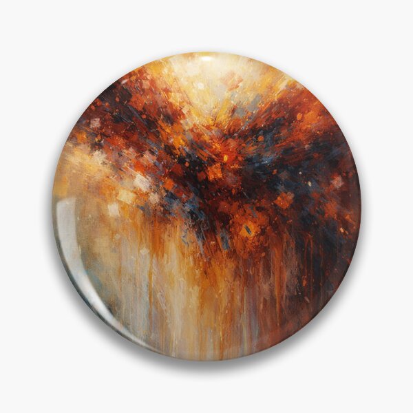 Item preview, Fiery Horizon Abstract Expressionist Art Print designed and sold by Joey Santiago.