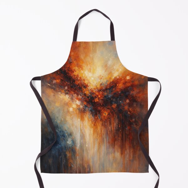 Item preview, Fiery Horizon Abstract Expressionist Art Print designed and sold by Joey Santiago.