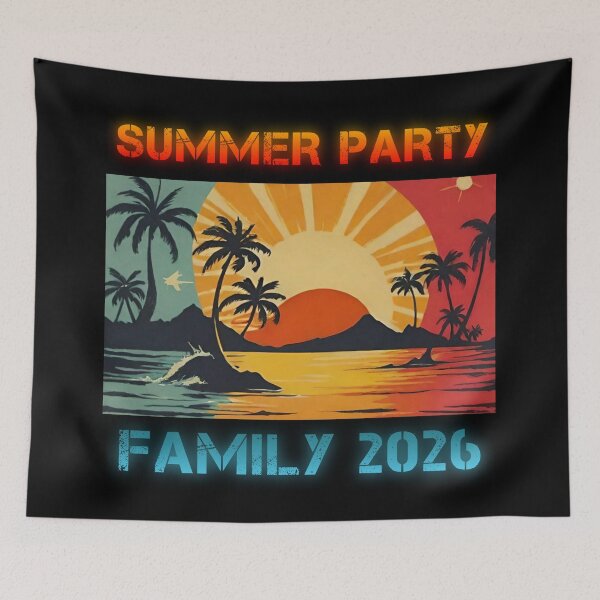 Item preview, For the pleasure of family memory summer holidays this year SUMMER PARTY FAMILY 2026. designed and sold by Giulivo Store Graphic.