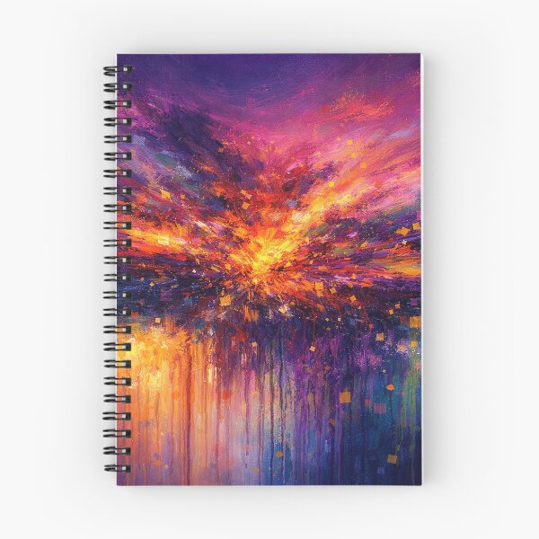 Item preview, Abstract Fire and Ice Expressionist Artwork designed and sold by Joey Santiago.