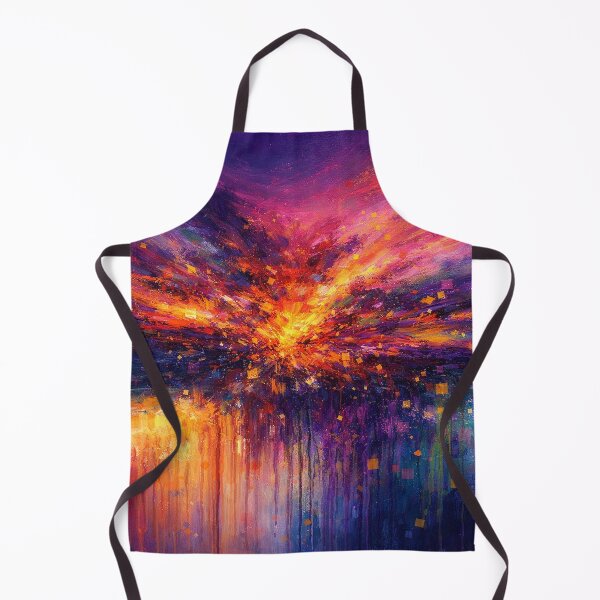 Item preview, Abstract Fire and Ice Expressionist Artwork designed and sold by Joey Santiago.