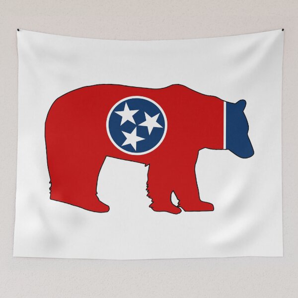 Item preview, Tennessee Flag Bear designed and sold by Esskay Designs.