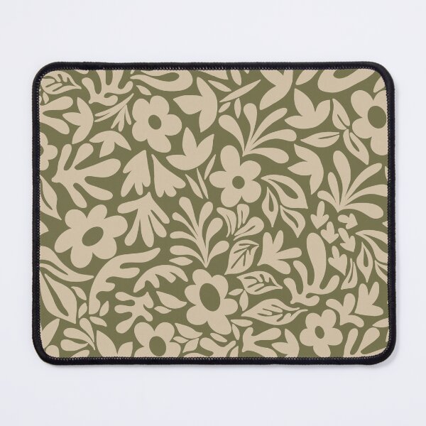 Item preview, Minimalist Core - Olive Drab & Light Khaki Beige designed and sold by Fabricatemyart.