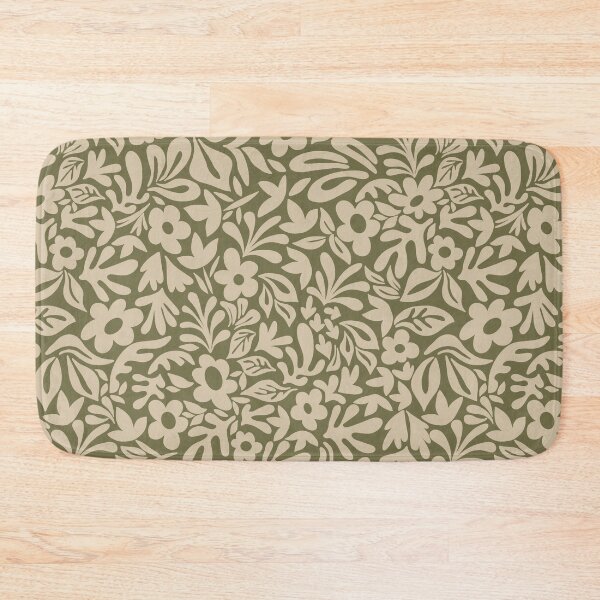Item preview, Minimalist Core - Olive Drab & Light Khaki Beige designed and sold by Fabricatemyart.