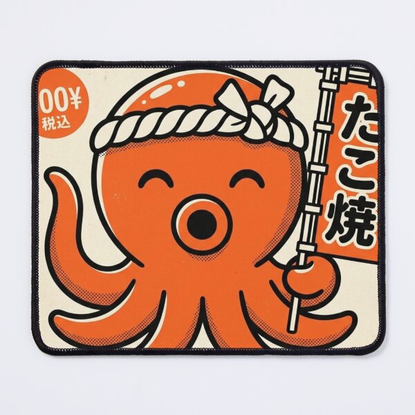 Item preview, “Octo-Punk Breakfast Riot: When the Takoyaki Mascot Joined the Skate Coven and Regretted Everything Except the Snacks” designed and sold by Print Fiction.