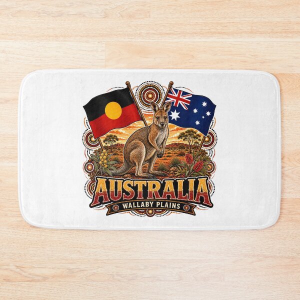 Item preview, Australia Unity – Aboriginal-Inspired Map Design designed and sold by Holiday-Hunter.