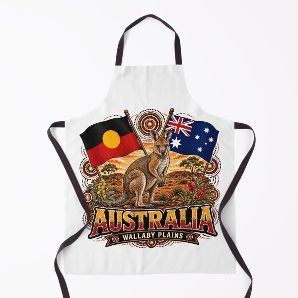 Item preview, Australia Unity – Aboriginal-Inspired Map Design designed and sold by Holiday-Hunter.