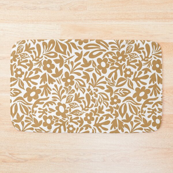 Item preview, Minimalist Core - white & warm gold designed and sold by Fabricatemyart.