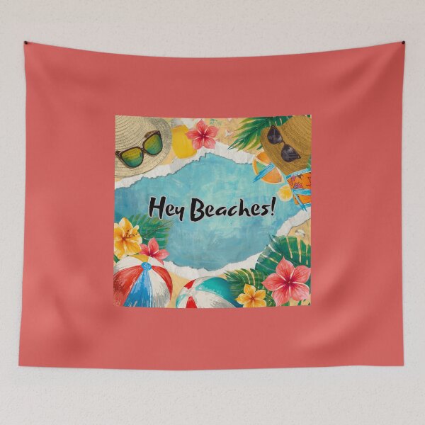 Item preview, Hey Beaches! designed and sold by lifeinspired4u.