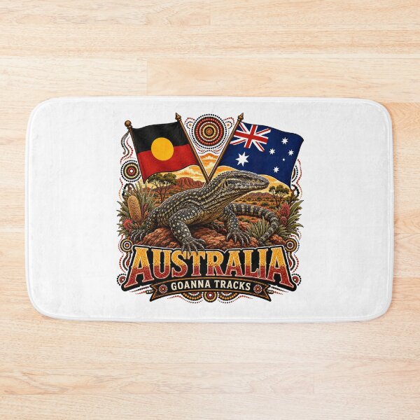 Item preview, Australia Unity – Aboriginal-Inspired Map Design designed and sold by Holiday-Hunter.