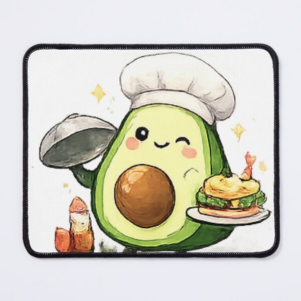 Item preview, Cute Avocado Chef designed and sold by Northline Creative.
