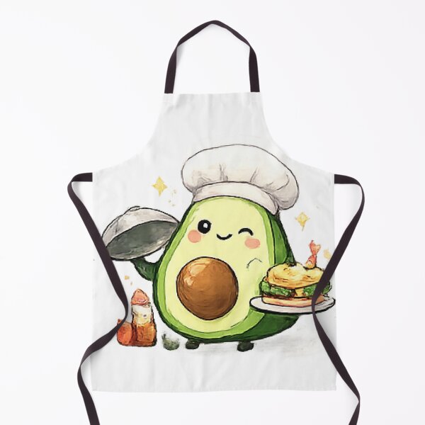 Item preview, Cute Avocado Chef designed and sold by Northline Creative.