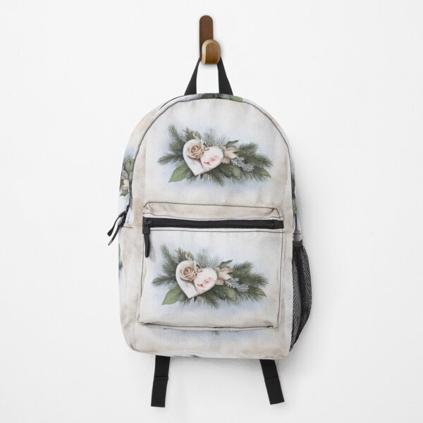 Item preview, Minimal winter floral bouquet with pine and roses designed and sold by olenapetol.