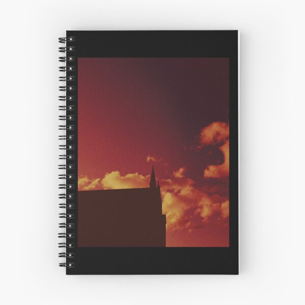 Item preview, dunblane cathedral (scotland) against a red sky (may 2026) designed and sold by photosbykel.