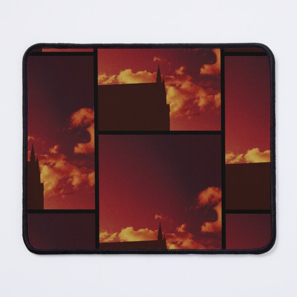 Item preview, dunblane cathedral (scotland) against a red sky (may 2026) designed and sold by photosbykel.