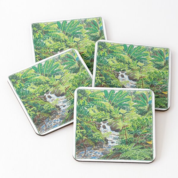 Item preview, Small waterfall in the jungle designed and sold by CristianCEB.