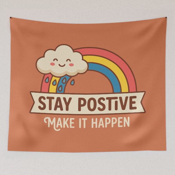 Item preview, Stay Positive, Make It Happen designed and sold by Amir Faysal.