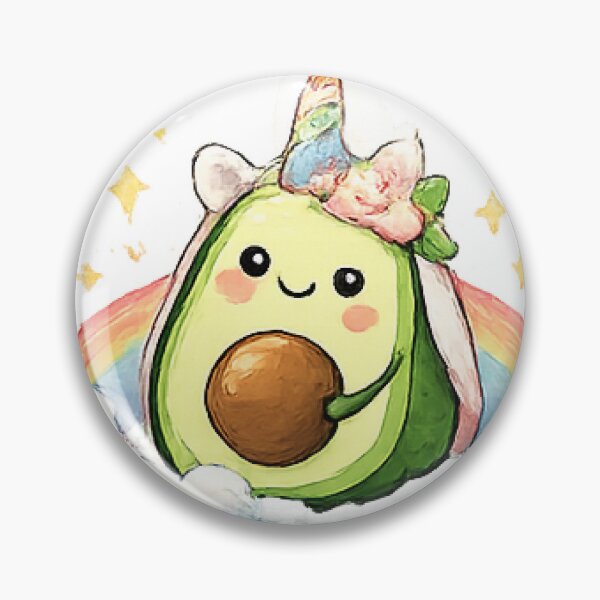 Item preview, Cute Unicorn Avocado designed and sold by Northline Creative.