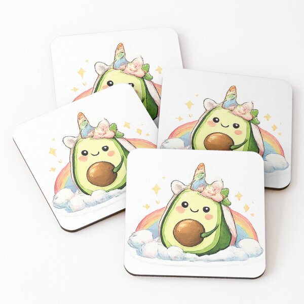 Item preview, Cute Unicorn Avocado designed and sold by Northline Creative.