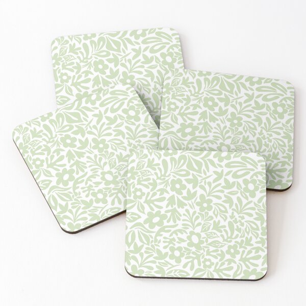 Item preview, Minimalist Core -  White Soft Olive Green designed and sold by Fabricatemyart.