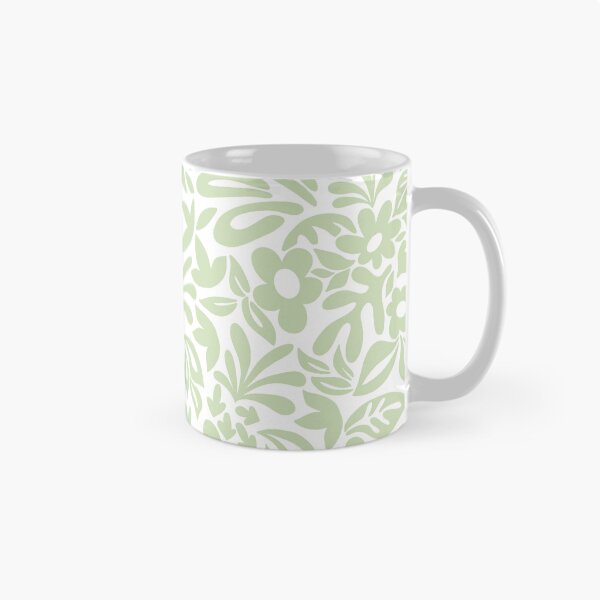Item preview, Minimalist Core -  White Soft Olive Green designed and sold by Fabricatemyart.