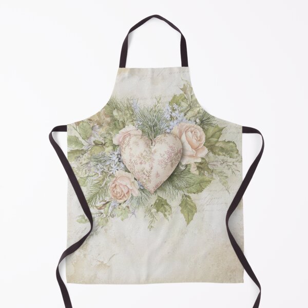 Item preview, Romantic floral heart with vintage roses designed and sold by olenapetol.