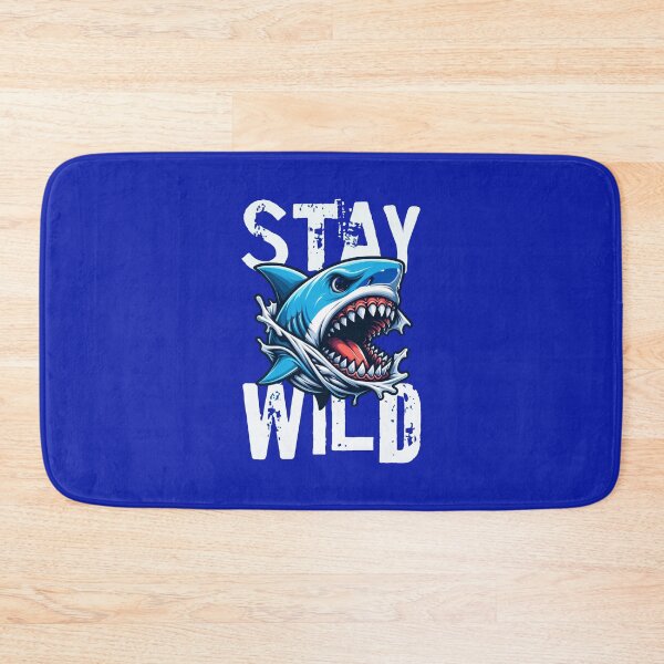 Item preview, Stay Wild Shark –  Ocean Predator Graphic Design designed and sold by CraigDesignWork.