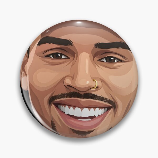 Item preview, Chris Brown Vector Illustration designed and sold by Boruto1231.