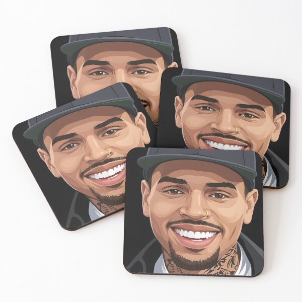 Item preview, Chris Brown Vector Illustration designed and sold by Boruto1231.