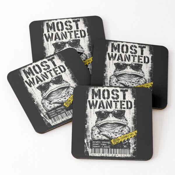 Item preview, Most Wanted Frog Funny Mugshot Frog Vintage Western Graphic T-Shirt designed and sold by Moss & Mellow.