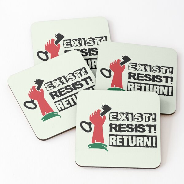 Item preview, Exist Resist Return Palestine Solidarity Design designed and sold by Hurriyyatee.