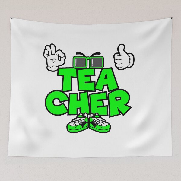 Item preview, Teacher - PROFESSIONS design Character Bold Retro designed and sold by NFTWords.