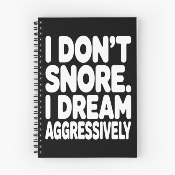 Item preview, Senior Citizen Humor  I Don’t Snore. I Dream Aggressively designed and sold by fantasticdesign.