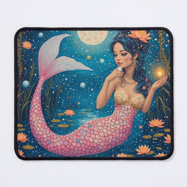 Item preview, The Celestial Mermaid - Guardian of the Cosmic Star designed and sold by Natalia-Vlad.