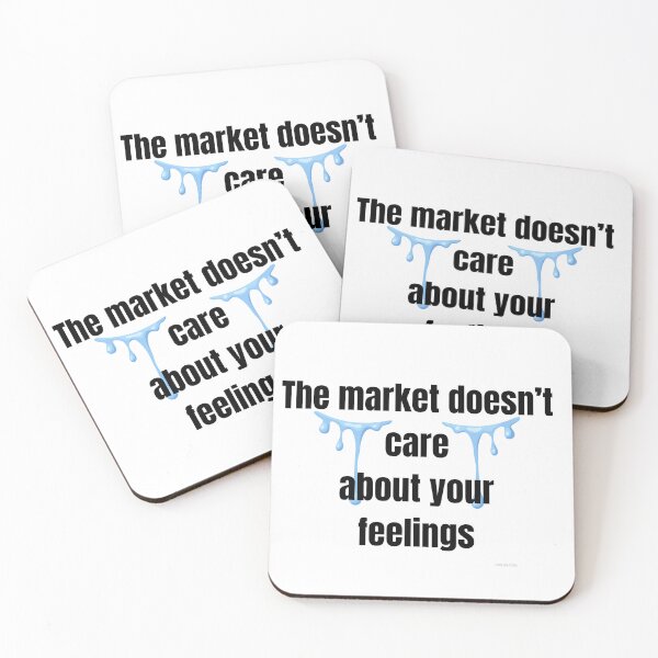 Item preview, The Market Doesn't Care About Your Feelings — Funny Trader Gift — Day Trading Quote designed and sold by Bullrunprints.