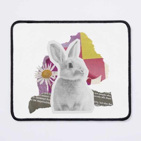 Item preview, Bunny Floral Collage Art Pop designed and sold by T-Shawty.