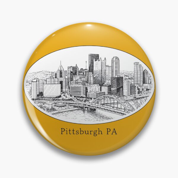 Item preview, Pittsburgh Pennsylvania  designed and sold by Broken Antler Designs .