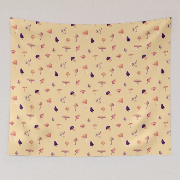 Item preview, Yellow Mushroom Pattern designed and sold by watthouse.