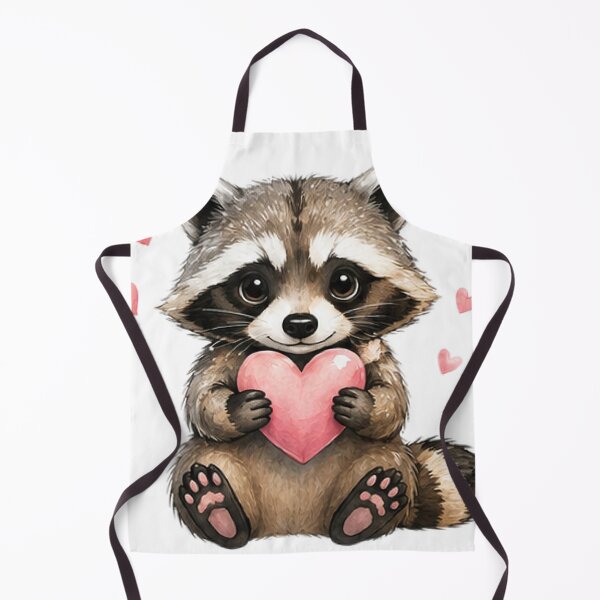 Item preview, Cute Raccoon Holding Heart designed and sold by Northline Creative.