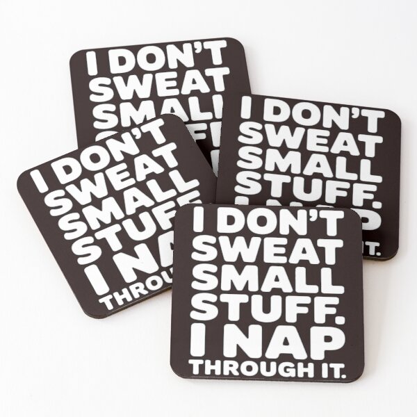 Item preview, Senior Citizen Humor  I Don’t Sweat Small Stuff. I Nap Through It designed and sold by fantasticdesign.