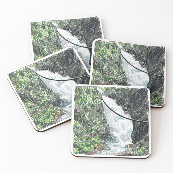 Item preview, Hidden waterfall in the jungle designed and sold by CristianCEB.