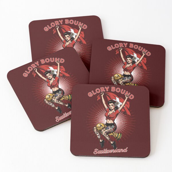 Item preview, Swiss Glory Bound Pinup Tattoo World cup 2026 designed and sold by Fictional Ink Society.